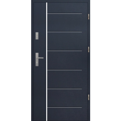 Drzwi T41 A1 INOX Antracyt 55 mm